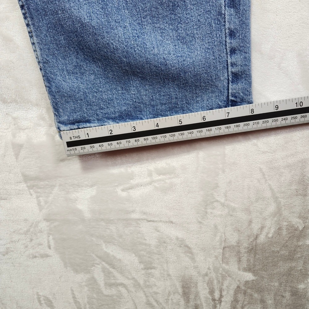 Levi's 514 Straight Fit Jeans Mens 42x30 Blue Excellent Medium Wash Denim - Picture 6 of 9